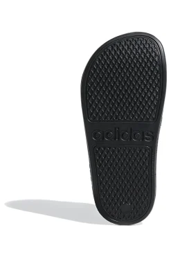 Adidas Adilette Aqua K – Schwarze Pantoletten mit goldenen Details