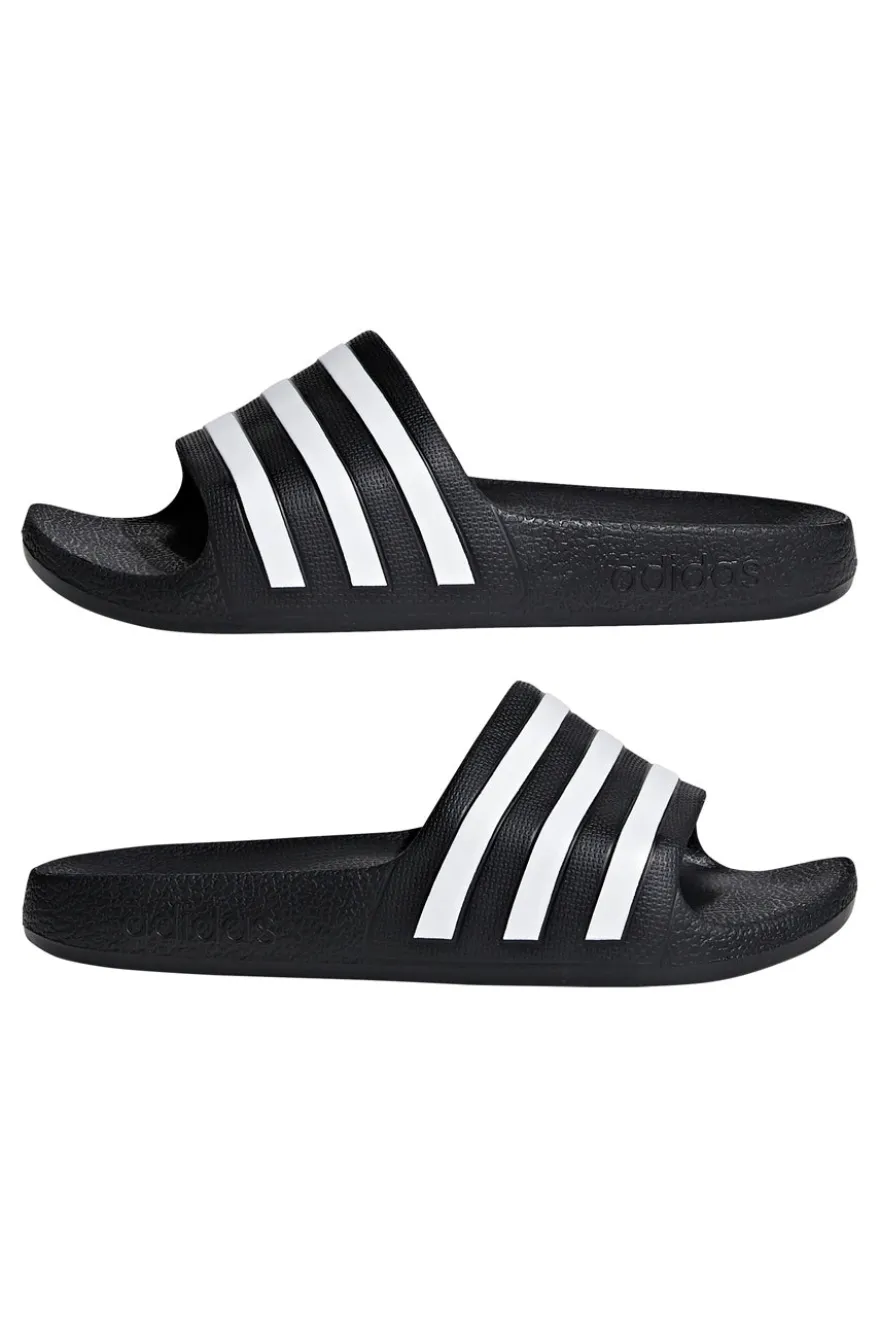 Adidas Adilette Aqua K Schwarze Gummipantoffeln