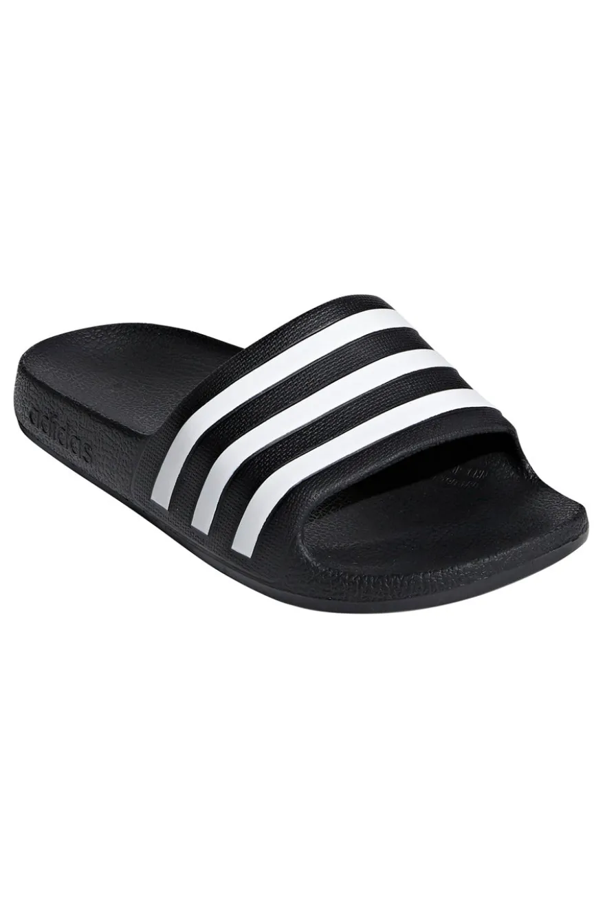 Adidas Adilette Aqua K Schwarze Gummipantoffeln