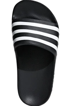 Adidas Adilette Aqua K Schwarze Gummipantoffeln