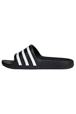 Adidas Adilette Aqua K Schwarze Gummipantoffeln