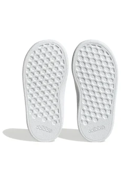 Adidas Grand Court 2 CF I schwarze Schuhe mit mehrfarbigen Details und Klettverschluss