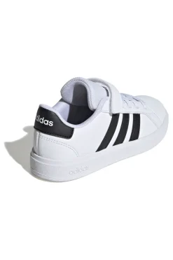 Adidas GRAND COURT 2 EL C Schwarze und weiße Turnschuhe