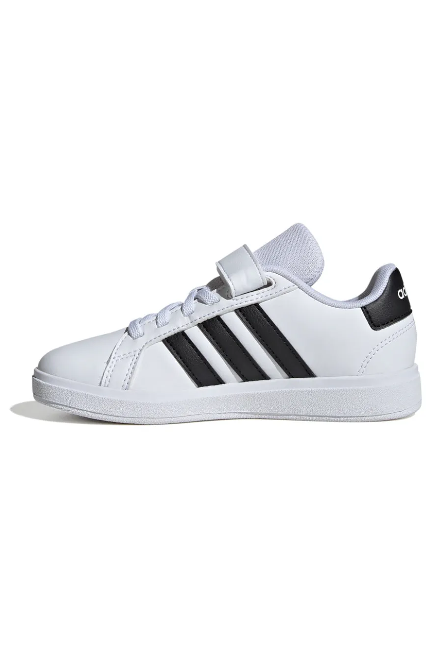 Adidas GRAND COURT 2 EL C Schwarze und weiße Turnschuhe