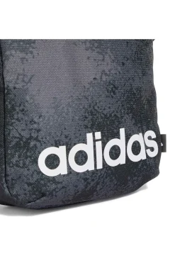 Adidas LIN G ORG Schultertasche mit Washed-Effekt, schwarz