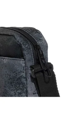 Adidas LIN G ORG Schultertasche mit Washed-Effekt, schwarz