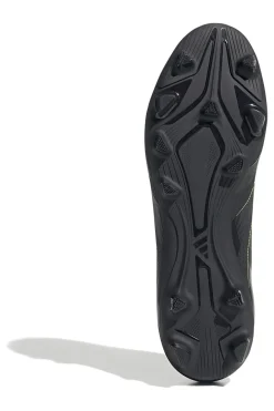 Adidas Predator Club FG/MG Schwarze Fußballschuhe mit Limettendetails