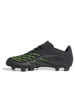Adidas Predator Club FG/MG Schwarze Fußballschuhe mit Limettendetails