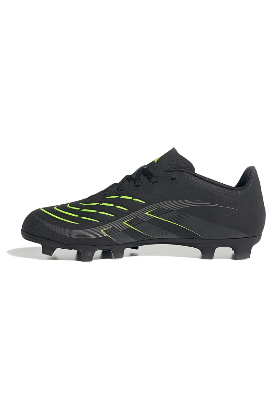 Adidas Predator Club FG/MG Schwarze Fußballschuhe mit Limettendetails