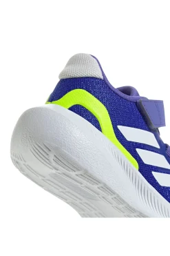 Adidas RUNFALCON 5 EL I Blauer Klett-Sneaker
