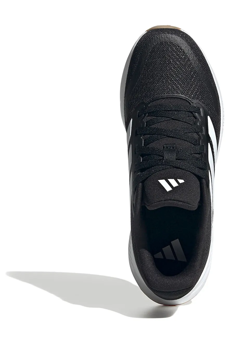 Adidas Runfalcon 5 J Schwarze Laufschuhe mit atmungsaktivem Obermaterial