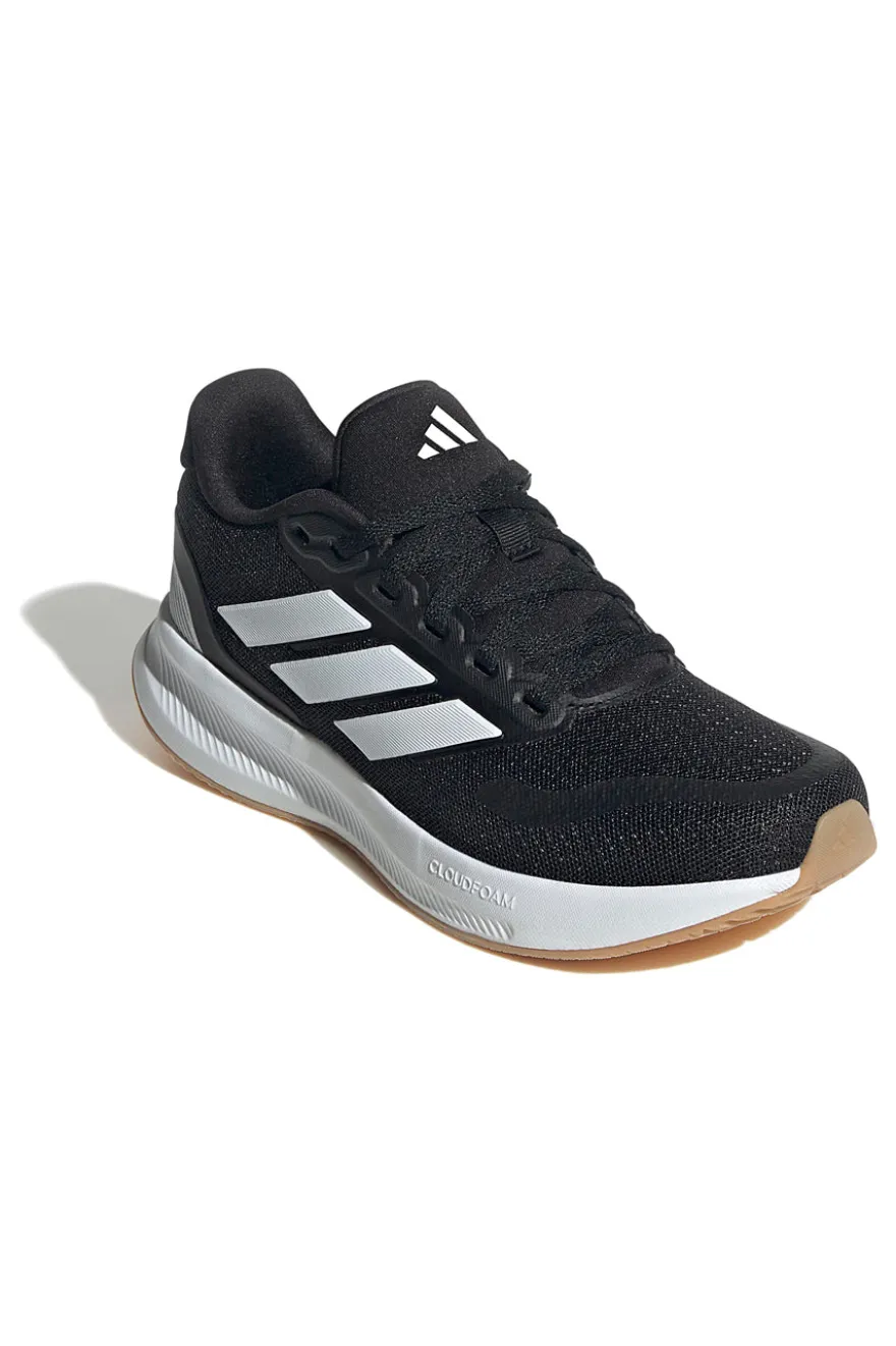 Adidas Runfalcon 5 J Schwarze Laufschuhe mit atmungsaktivem Obermaterial