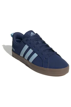 Adidas VS Pace 2 Navy Blue Skateboarding Sneakers with Light Blue Stripes