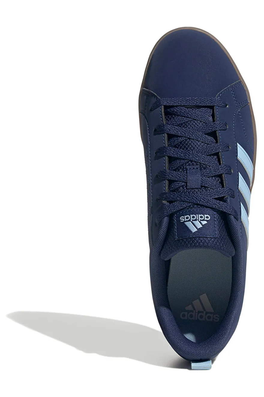 Adidas VS Pace 2 Navy Blue Skateboarding Sneakers with Light Blue Stripes