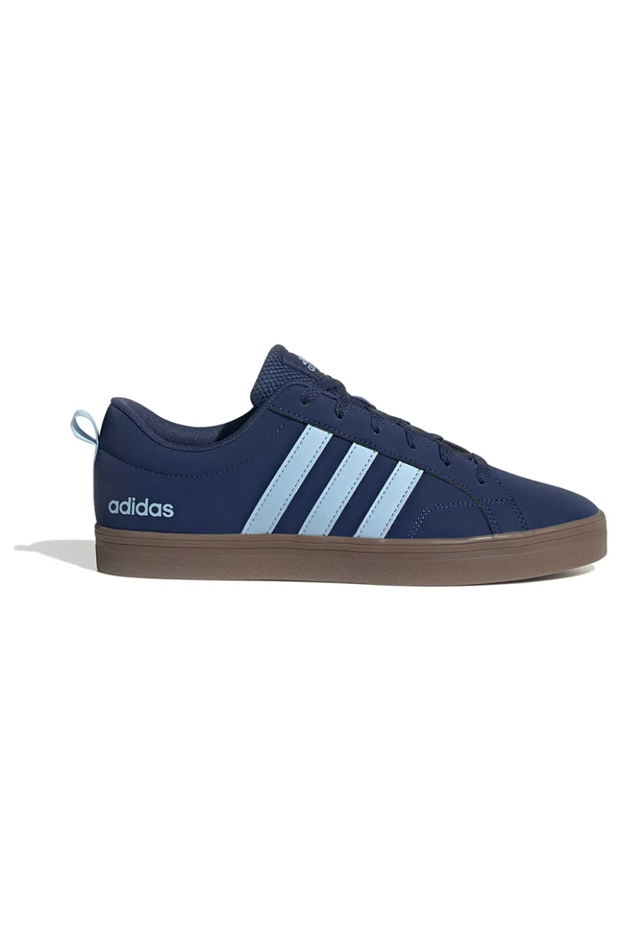 Adidas VS Pace 2 Navy Blue Skateboarding Sneakers with Light Blue Stripes