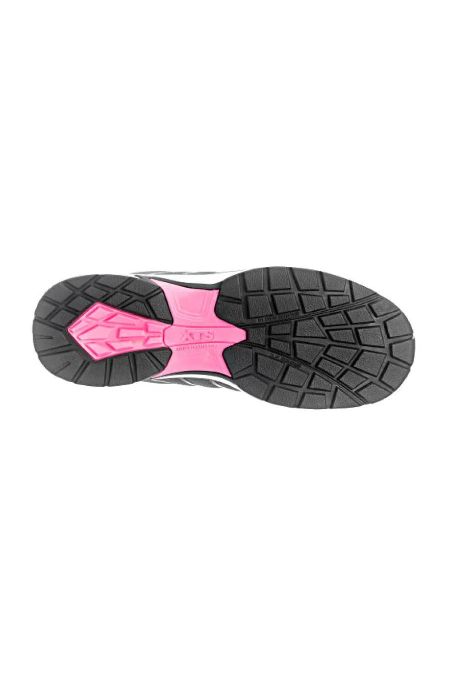 Albatros Twist Pink WNS Low S1P ESD HRO SRC Sicherheitsschuhe in Grau und Rosa