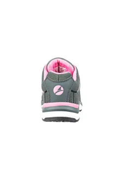Albatros Twist Pink WNS Low S1P ESD HRO SRC Sicherheitsschuhe in Grau und Rosa