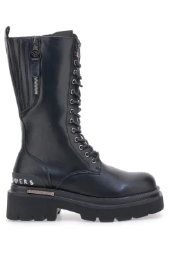 Alfini Neri Alti con Cerniera BETTYFLOWERS 121