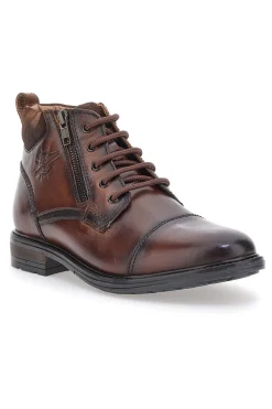 Altemberg 2302 Braune hohe Schnürschuhe