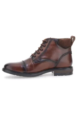 Altemberg 2302 Braune hohe Schnürschuhe