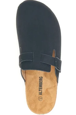 Altemberg 1310 Schwarze Schnallen-Clogs