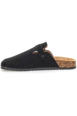 Altemberg 1310 Schwarze Schnallen-Clogs