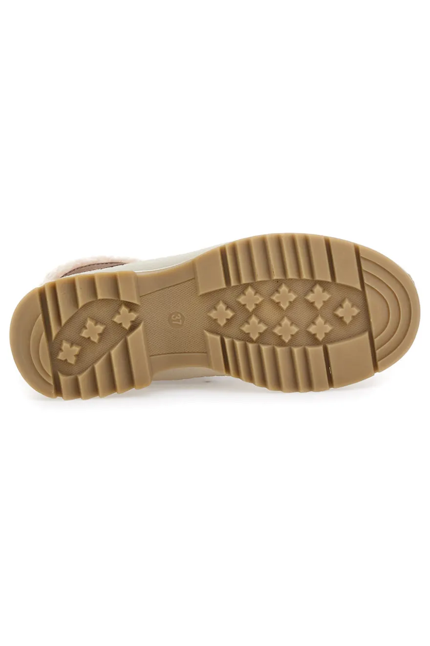 Altemberg SN2410262 Taupe Stiefeletten mit warmer Innenausstattung