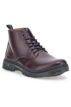 ANFIBI Bassi Burgundy Con Lacci Gas Bristol