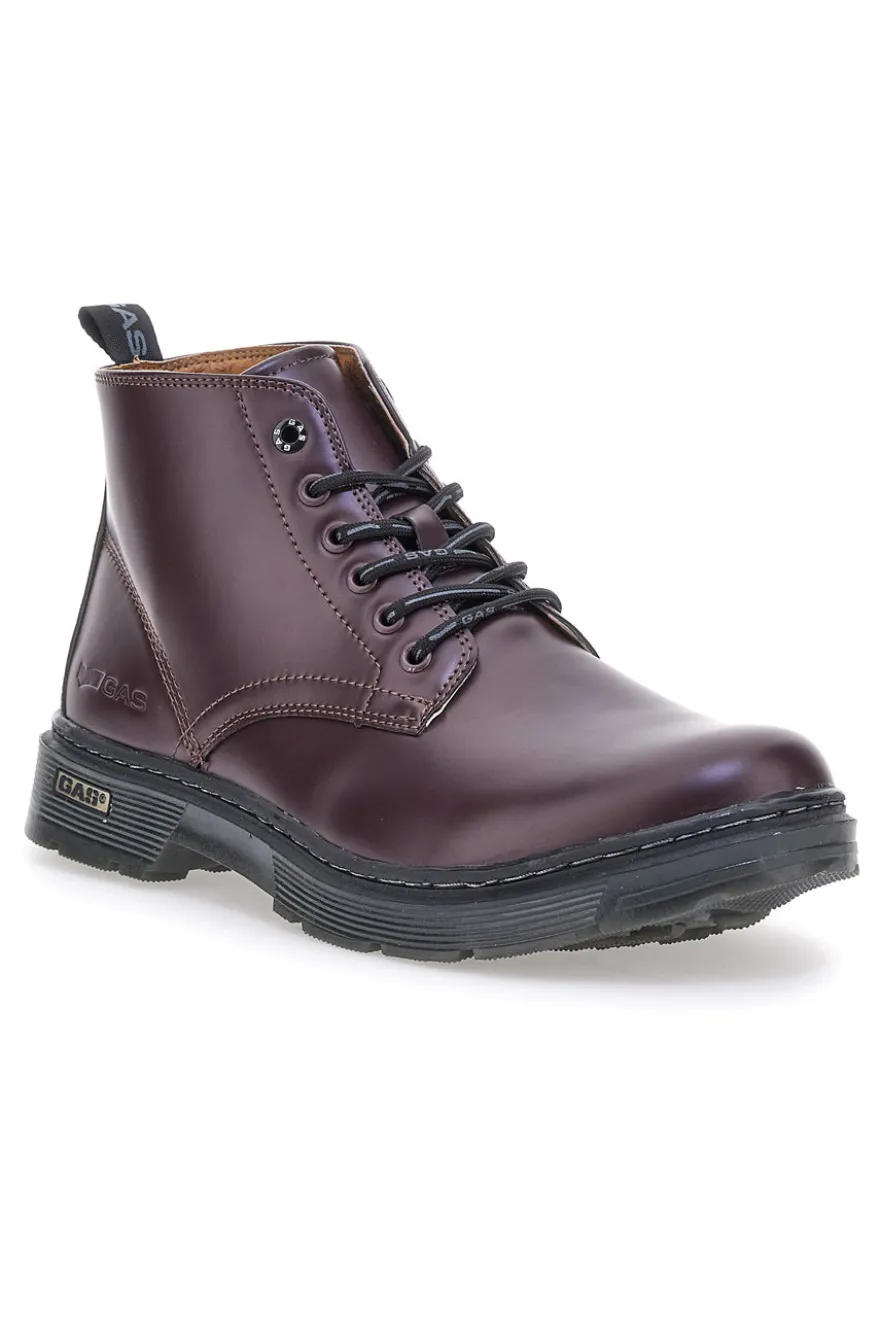 ANFIBI Bassi Burgundy Con Lacci Gas Bristol