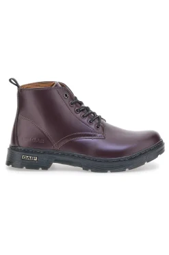 ANFIBI Bassi Burgundy Con Lacci Gas Bristol