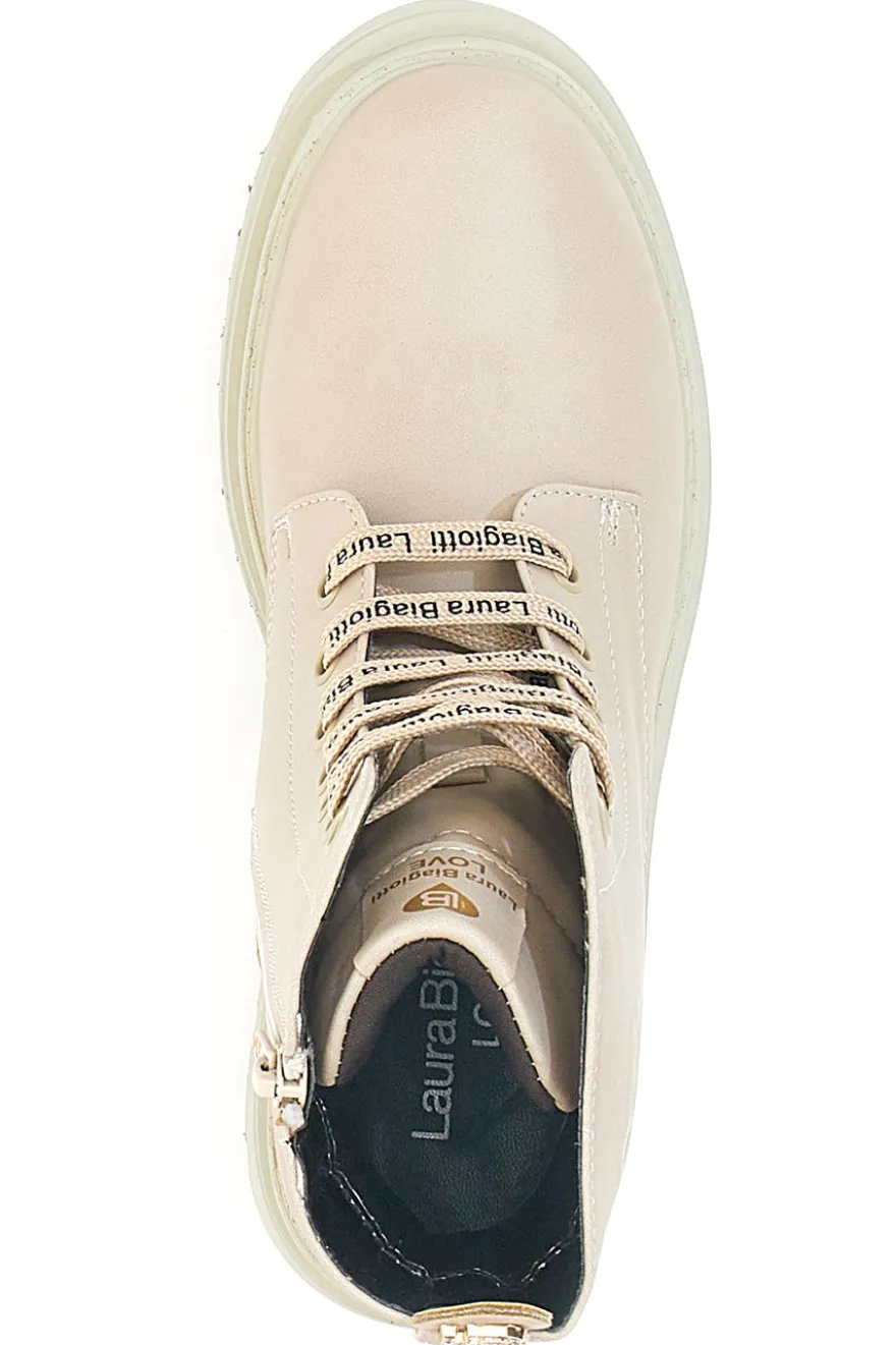 Anfibi Beige Con Cerniera Laterale LAURA BIAGIOTTI 94059392