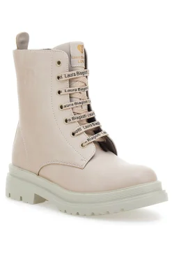 Anfibi Beige Con Cerniera Laterale LAURA BIAGIOTTI 94059392