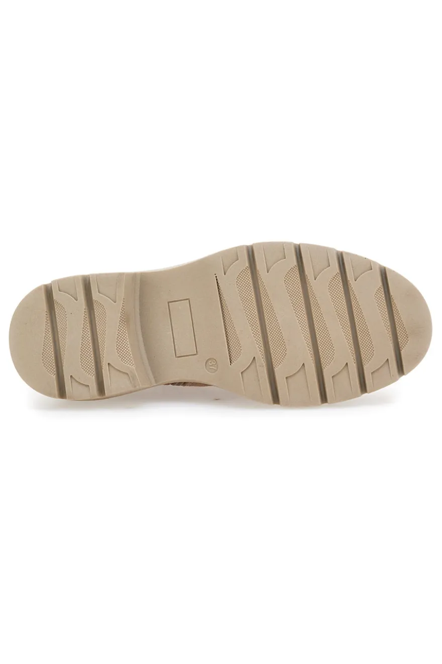 Anfibi beige con imbottitura Altemberg H267135