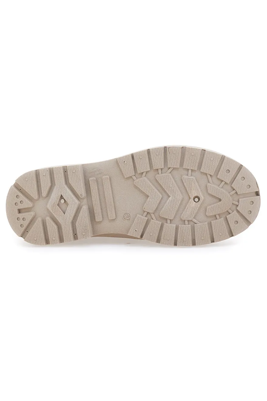 Anfibi Beige con Lacci COTTON BELT CBW422A06