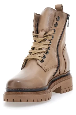 Anfibi Beige In Vera Pelle Pittarello Must Have T60209