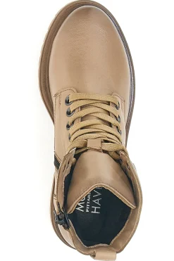 Anfibi Beige In Vera Pelle Pittarello Must Have T60209