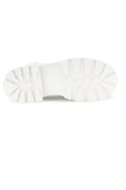 Anfibi bianchi platform tomaia ricamata Freddy S2617FY7691