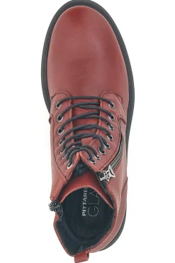 Anfibi bordeaux con cerniera laterale Pittarello Glam 4532385