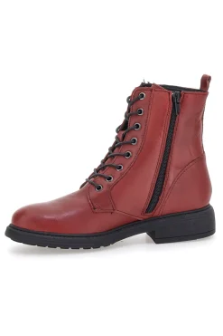 Anfibi bordeaux con cerniera laterale Pittarello Glam 4532385