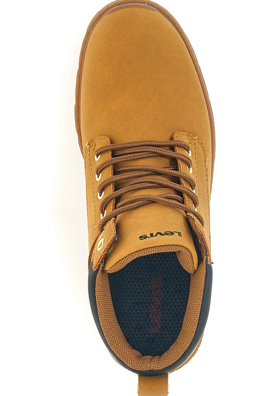 Anfibi cammello con collarino imbottito Levi's VFOR0143S