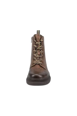 Anfibi marroni caldi con zip e suola carrarmato Bagatt D35ANC355000