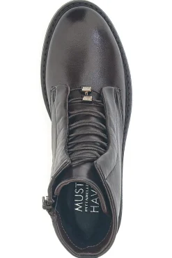 Anfibi moka in vera pelle Pittarello Must have T81224