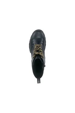 Anfibi neri caldi con zip e suola carrarmato Bagatt D35ANC355000