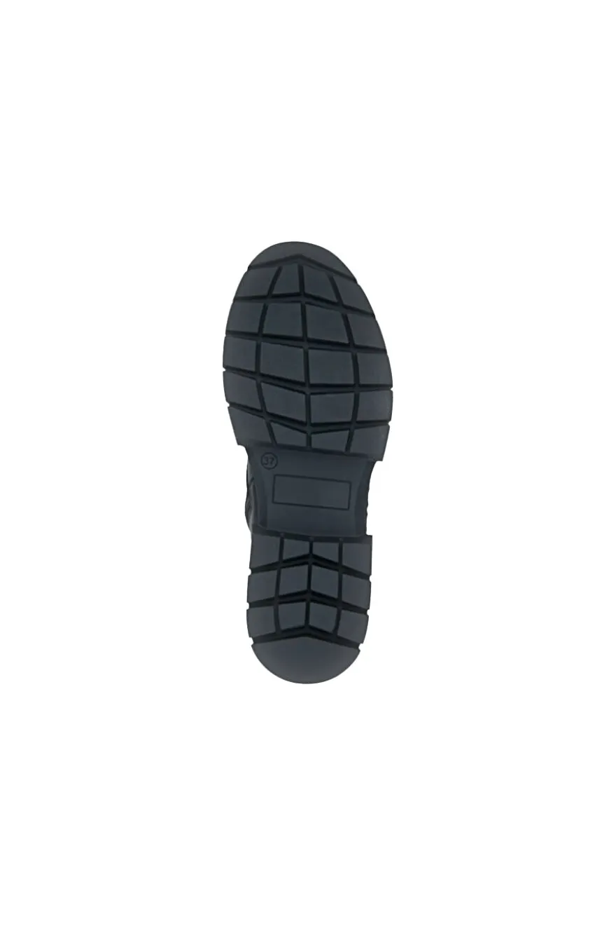 Anfibi neri caldi con zip e suola carrarmato Bagatt D35ANC355000