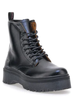 Anfibi Neri Con Flatform Gas Brighton
