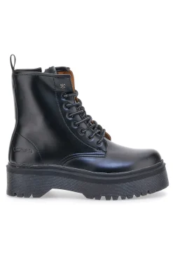 Anfibi Neri Con Flatform Gas Brighton