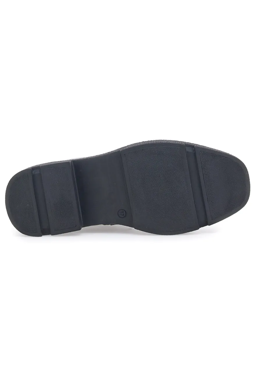 Anfibi Neri In Pelle Pittarello Rock 6680