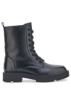 Anfibi Neri In Pelle Pittarello Rock 6680