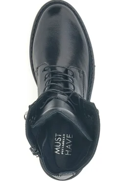 Anfibi neri in vera pelle Pittarello Must have T81208