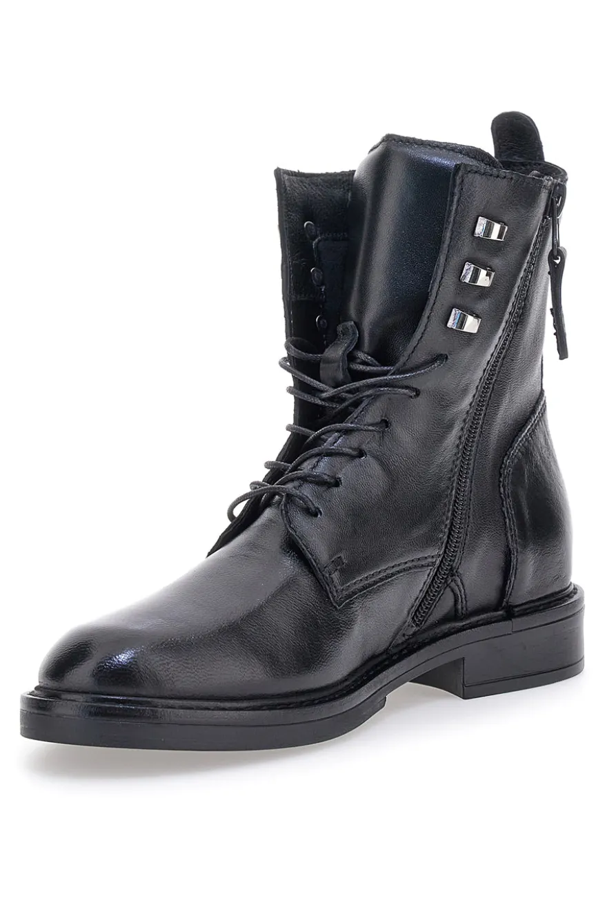 Anfibi neri in vera pelle Pittarello Must have T81208